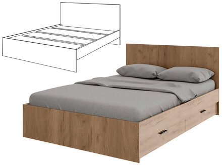 Модульная спальня Осло, дуб  