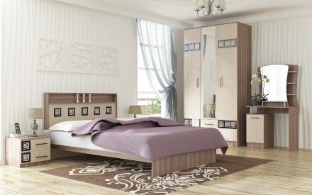 Тумба прикроватная Коста-Рика, ясень шимо 