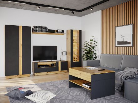 Полка навесная Modo (Модо), черный 